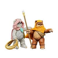 Hasbro Star Wars: Ewoks Wicket W. Warrick and Kneesaa 3.75-in Action Figure Set 2-Pack