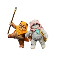 Hasbro Star Wars: Ewoks Wicket W. Warrick and Kneesaa 3.75-in Action Figure Set 2-Pack