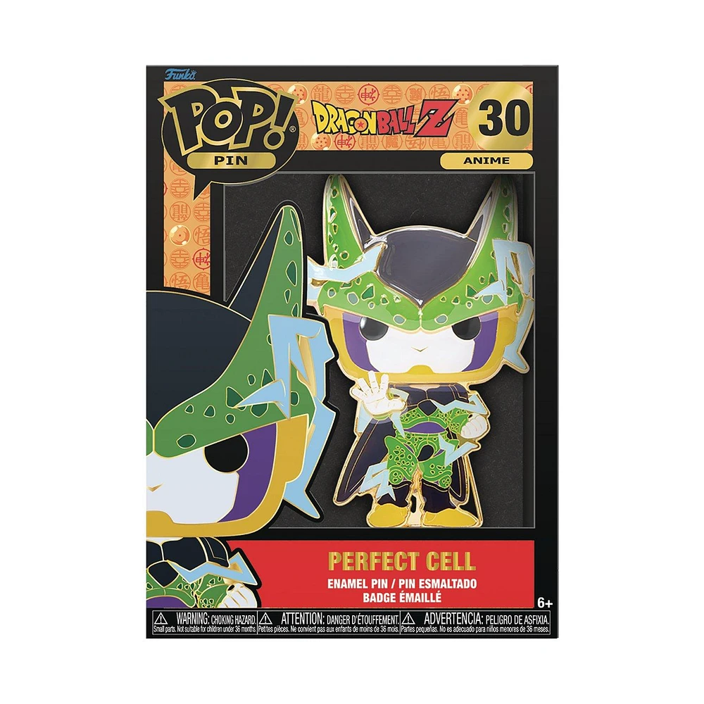 Funko POP! Pins: Dragon Ball Z Perfect Cell 3.75-in Enamel Pin (Or Chase)
