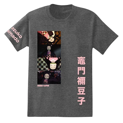 Demon Slayer: Kimetsu no Yaiba Nezuko Stacked Unisex Short Sleeve T-Shirt