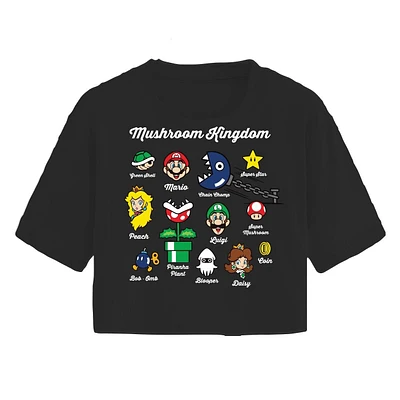 Super Mario Mushroom Kingdom Unisex Short Sleeve T-Shirt