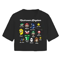 Super Mario Mushroom Kingdom Unisex Short Sleeve T-Shirt