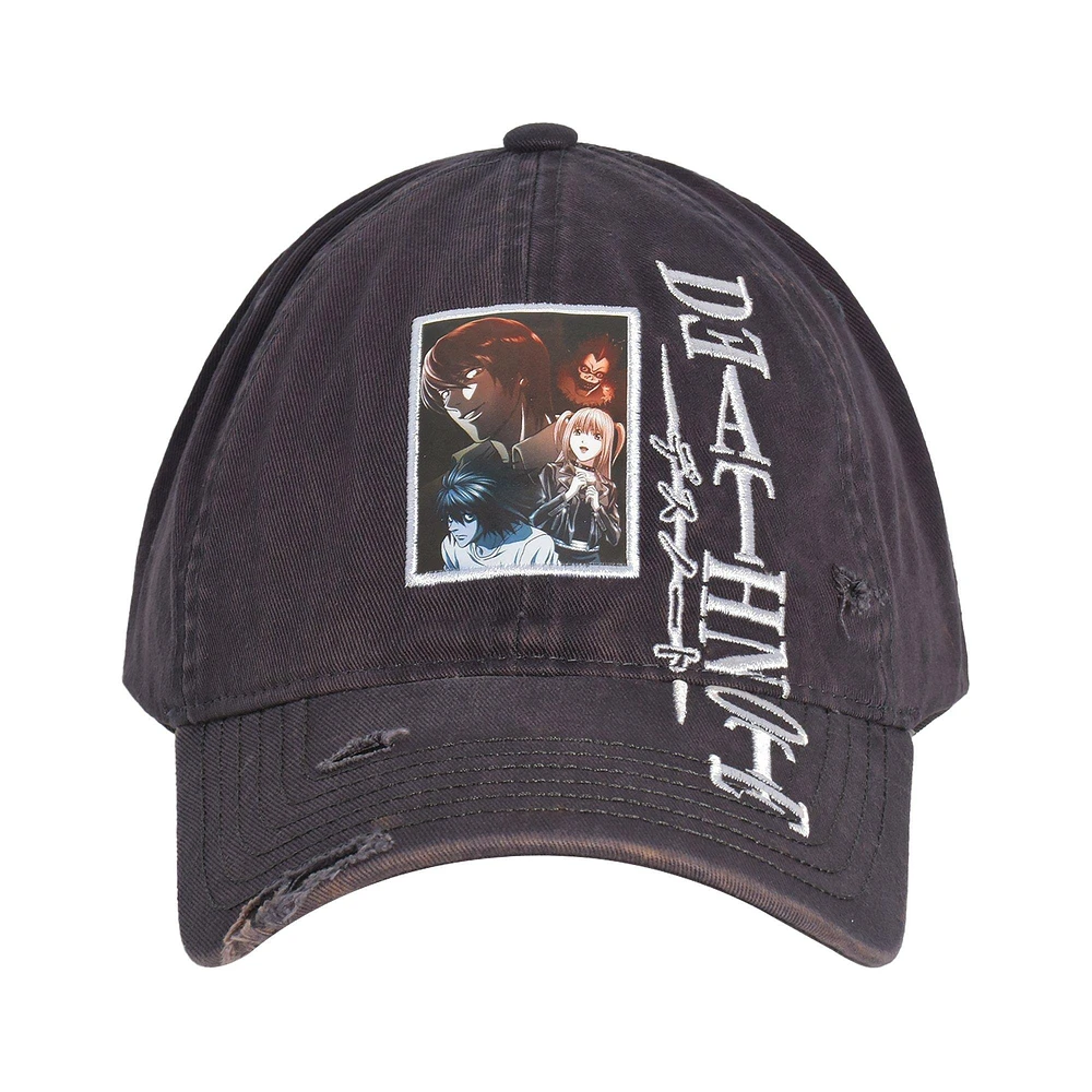 Death Note Frayed Brim Adjustable Baseball Hat