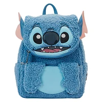 Loungefly Disney Lilo and Stitch - Stitch Plush Pocket Mini Backpack