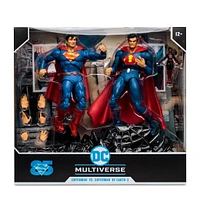 McFarlane Toys DC Multiverse Superman vs. Superman of Earth-3 with Atomica Action Figure Set 2-Pack