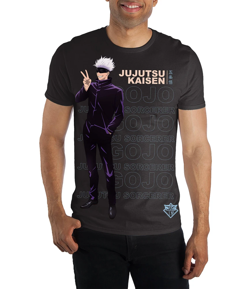 Bioworld Merchandising Jujutsu Kaisen Gojo Satoru Unisex Short Sleeve  T-Shirt | Vancouver Mall