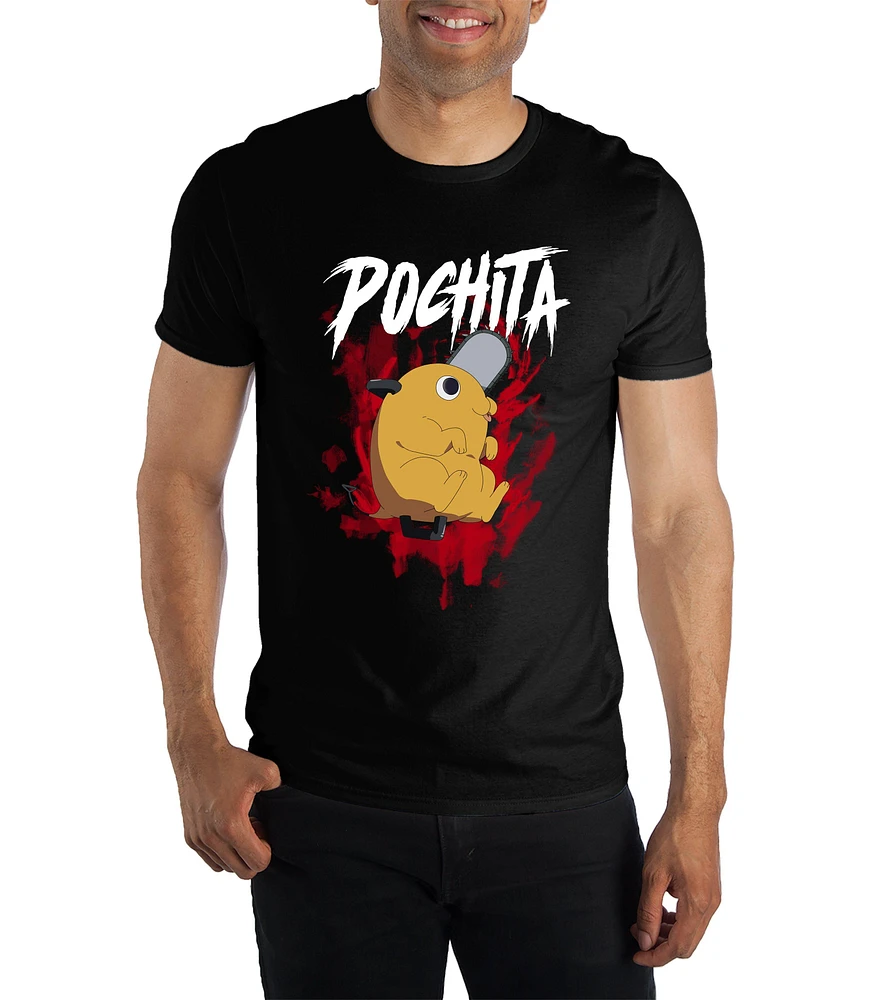 Chainsaw Man Pochita Unisex Short Sleeve T-Shirt