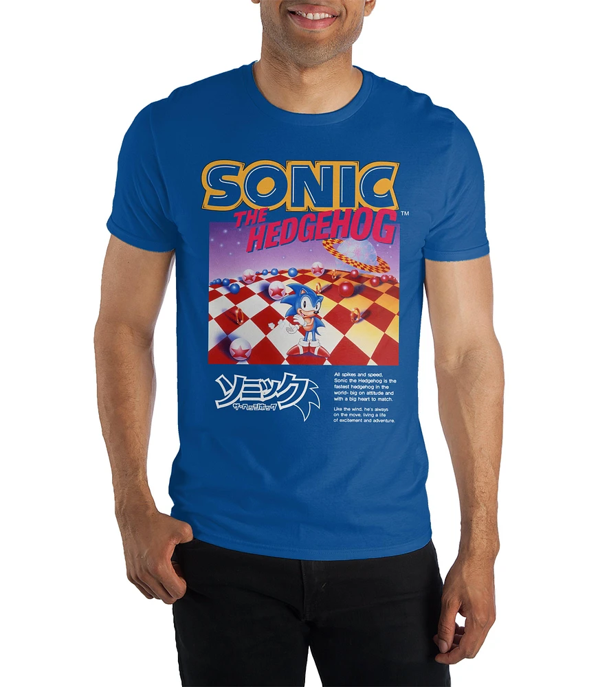 Sonic The Hedgehog Game Cover Unisex Short Sleeve T-Shirt