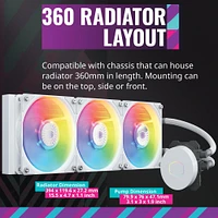 Cooler Master ML360L ARGB V2 White Liquid Cooler