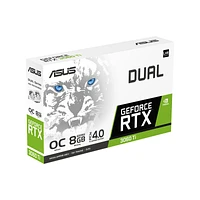 ASUS Dual GeForce RTX 3060 White OC Edition 8GB GDDR6 Graphic Card