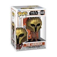 Funko POP! Television: Star Wars The Mandalorian The Armorer 4.4-in Vinyl Bobblehead Figure