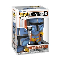 Funko POP! Television: Star Wars The Mandalorian Paz Vizsla-in Vinyl Bobblehead Figure