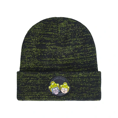 Rick and Morty Space Unisex Black Cuffed Beanie
