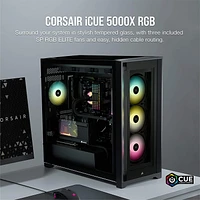 Corsair iCUE 5000X RGB Black Computer Case CC9011212WW