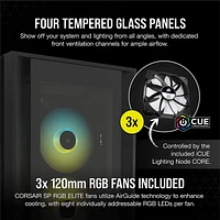 Corsair iCUE 5000X RGB Black Computer Case CC9011212WW