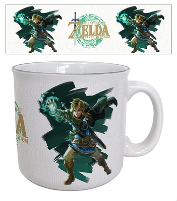 The Legend of Zelda: Tears of the Kingdom Link Ultra Hand 20oz Mug