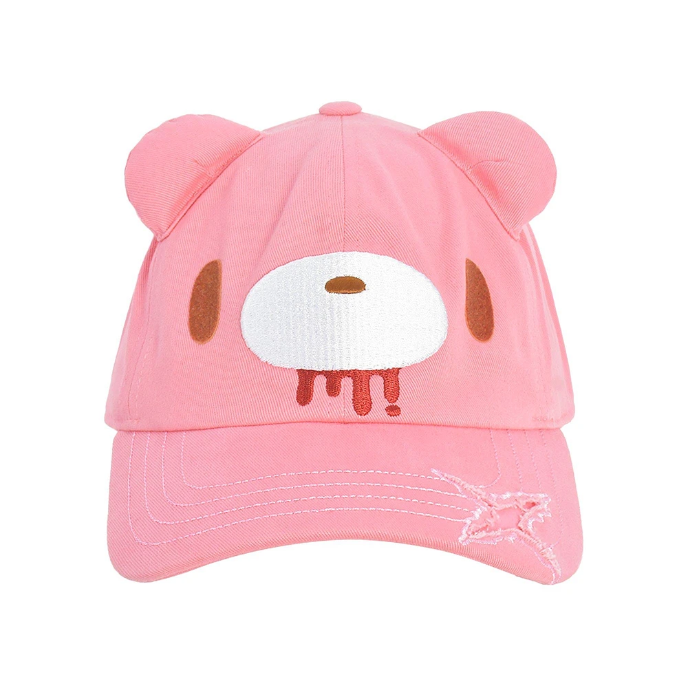 Gloomy Bear Big Face Adjustable Dad Hat with 3D Ears