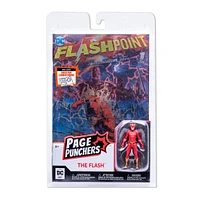 McFarlane Toys DC Direct Page Punchers The Flash 3-in Action Figure with Flashpoint (Metallic Cover) Comic