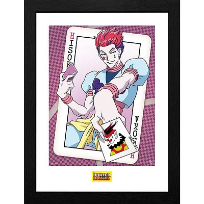 ABYstyle Hunter x Hunter Hisoka 12in x 16in Framed Poster