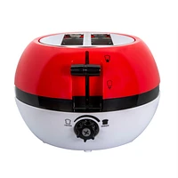 Pokemon Pokeball Halo 2-Slice Toaster