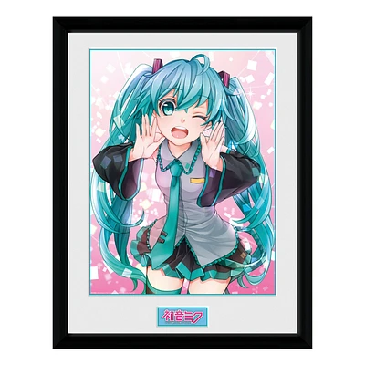 ABYstyle Hatsune Miku Wink Framed Print