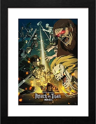 ABYstyle Attack on Titan Season 4 Key Art 3 12in x 16in Collector Print