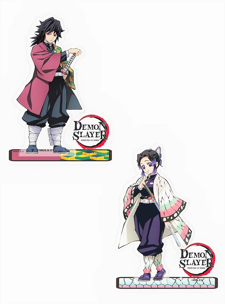 ABYstyle Demon Slayer: Kimetsu no Yaiba Giyu and Shinobu Acryl 5-in Figure Set