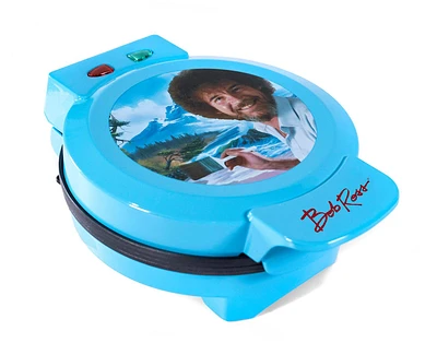 Bob Ross Iconic Face on Your Waffles Waffle Maker