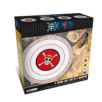 ABYstyle One Piece Pirate Emblems 4-Piece Plate Set