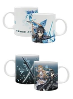 ABYstyle Sword Art Online Kirito and Asuna 10oz Mug 2-Pack