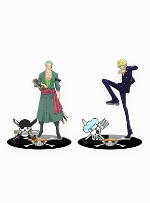 ABYstyle One Piece Zoro and Sanji Acryl 4-in Figure Set