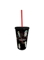 ABYstyle Junji Ito Tumbler with Straw and Keychain Bundle