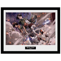 ABYstyle Attack on Titan Smoke Blast Framed Poster