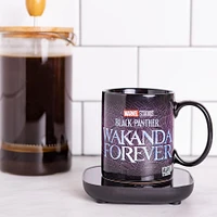 Marvel's Black Panther Wakanda Forever Mug Warmer with Mug