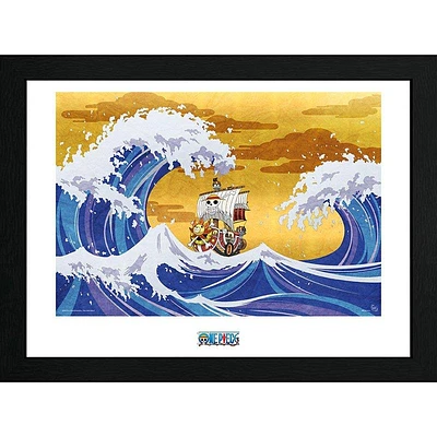 ABYstyle One Piece Thousand Sunny 12-in x 16-in Framed Print