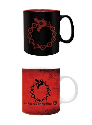 ABYstyle The Seven Deadly Sins Emblems 15oz Mug Set 2-Pack