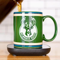Milwaukee Bucks Logo Mug Warmer with Mug