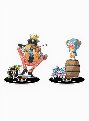 ABYstyle One Piece Brook and Chopper Acryl 4-in Figure Set