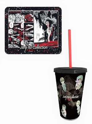 ABYstyle Junji Ito Mousepad and Tumbler with Straw Set
