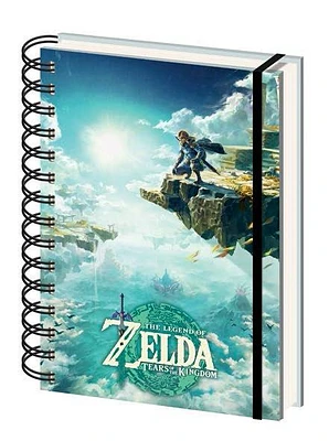 The Legend of Zelda: Tears of the Kingdom Hyrule Skies 3D Lenticular Cover A5 Wired Notebook