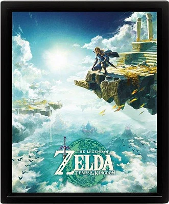The Legend of Zelda: Tears of the Kingdom Hyrule Skies 8x10 Shadow Box
