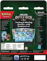 Pokemon Trading Card Game: Meowscarada ex or Quaquaval ex Deluxe Battle Deck (Styles May Vary)