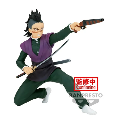 Banpresto Demon Slayer: Kimetsu No Yaiba Vibration Stars Genya Shinazugawa 4.7-in Statue