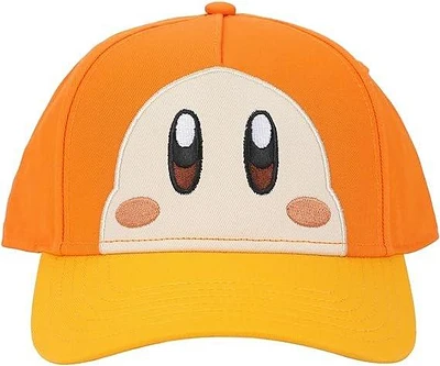 Kirby Waddle Dee Face Woven Label Adult Snapback Hat