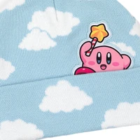 Kirby Jacquard Cloud Peek-a-Boo Knit Hat