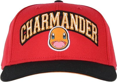 Pokemon Charmander Embroidered Snapback Hat