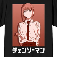 Chainsaw Man Makima Men's Black Crew Neck Short Sleeve T-Shirt