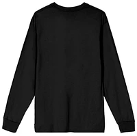 Chainsaw Man Denji Men's Black Crew Neck Long Sleeve T-Shirt