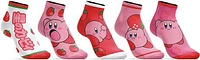 Kirby Strawberry Ankle Socks 5-Pack