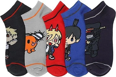 Chainsaw Man Ankle Socks 5-Pack